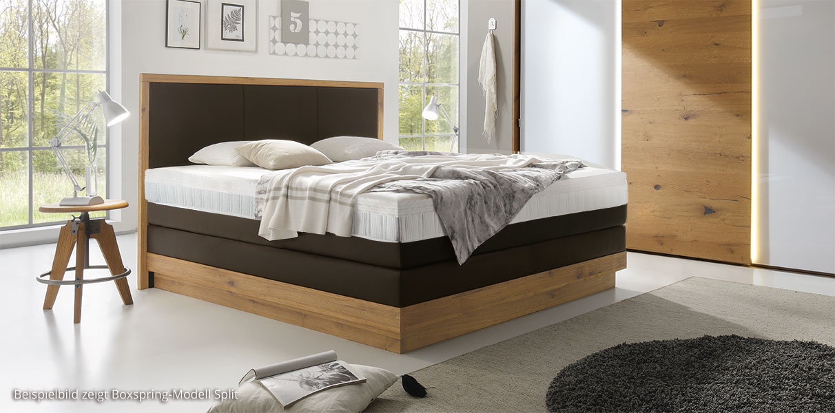 Boxspring-Wasserbett mit San Pietro Kopfteil Abbildung 5